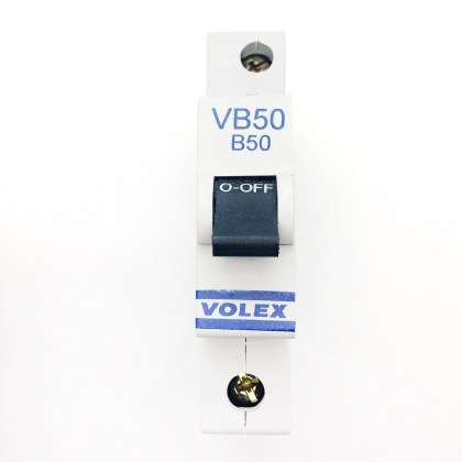 Volex VB50 White Clip B50 50A 50 Amp MCB Circuit Breaker Type B